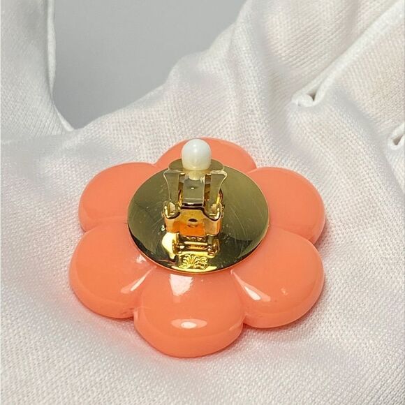 Lele Sadoughi Daphne 14K Gold-Plated, Resin, & Crystal Clip-On Earrings - Picture 6 of 7